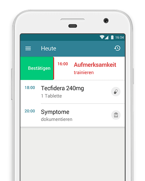 MyTherapy App für die Behandlung von Multiple Sklerose