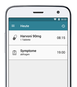 Der Hepatitis C-Behandlungsplan als App