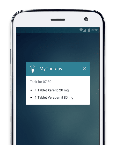 medication reminder for atrial fibrillation