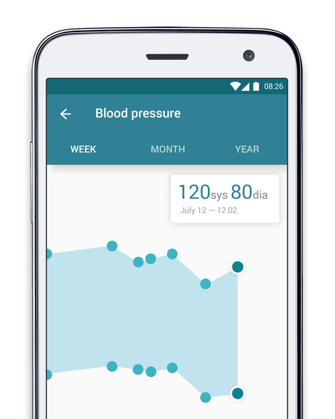 screenshot of MyTherapy med reminder symptom tracker