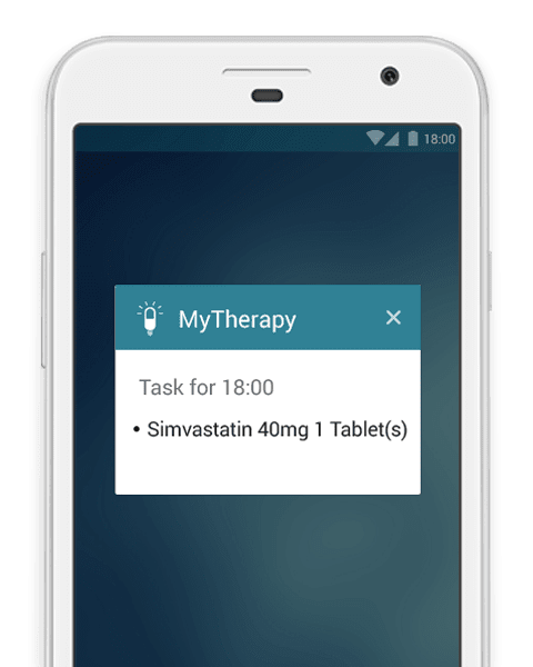 MyTherapy Med Reminder: Notification Screen