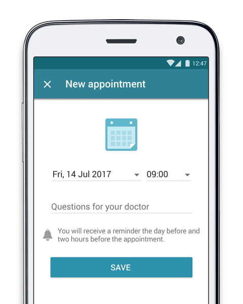 mytherapy appointment reminder