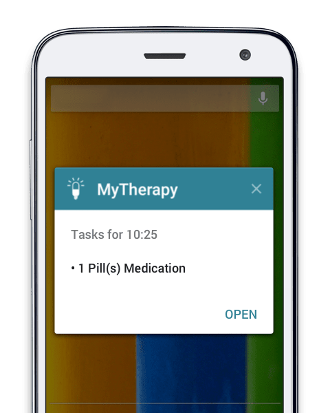 MyTherapy Medication Reminder Screenshot: Accessible medication management