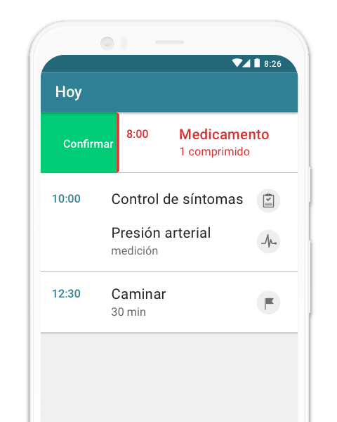 Recordatorio de medicamentos y control sintomas MyTherapy