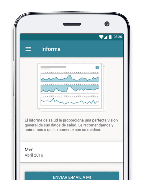 Diario de salud, síntomas e informe médico para personas que viven epilepsia