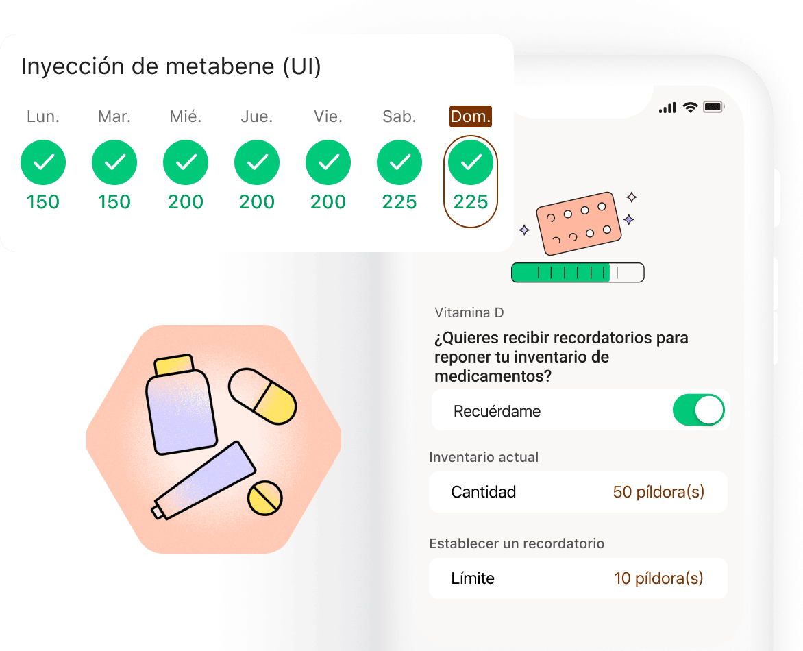 Mantenga siempre el control sobre su inventario de medicamentos