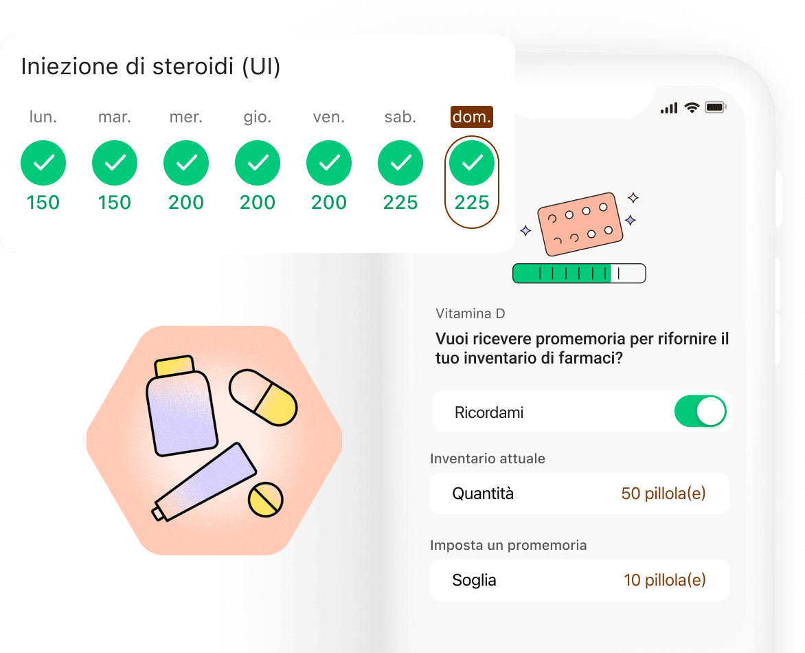 Mantieni sempre il controllo sulla tua scorta di medicinali